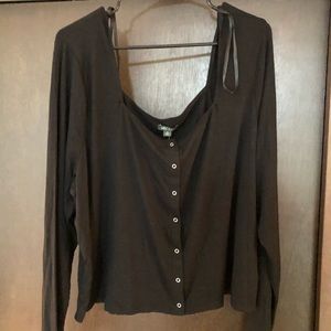 Off the shoulder shirt